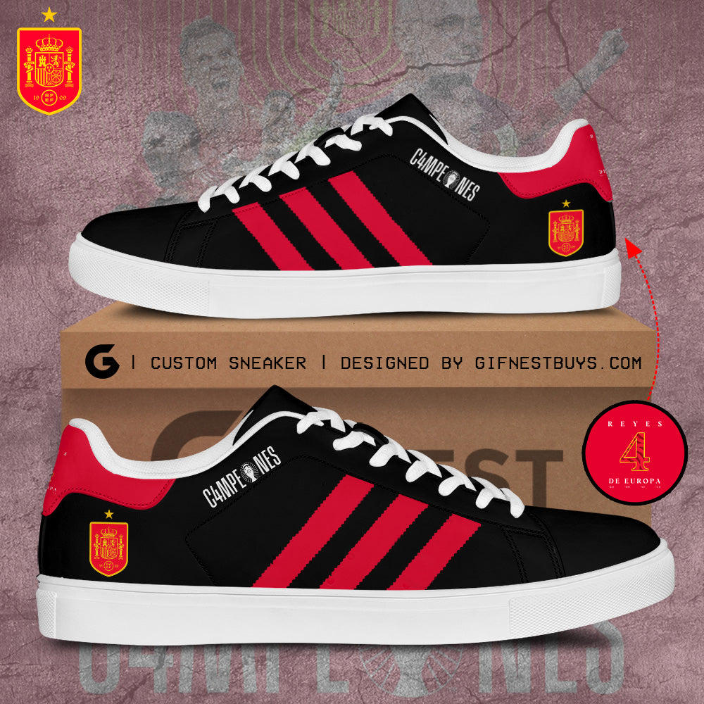 Ideafootwear Spain National Team Skate Stan Shoes Sneakes For Men And Women 1