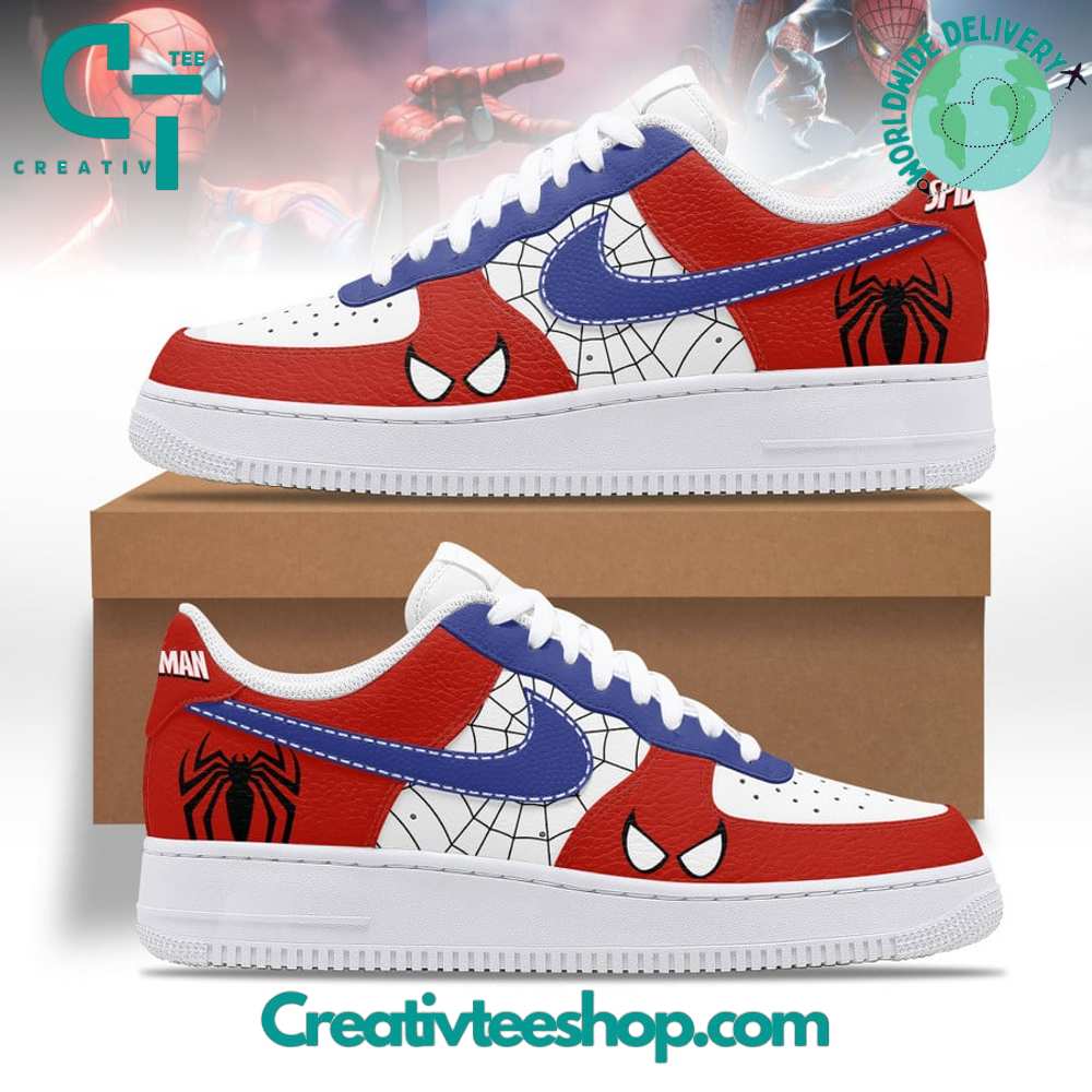 Ideafootwear Spiderman Nike  Air Low-Top Sneakers Shoes For Men And Women 1