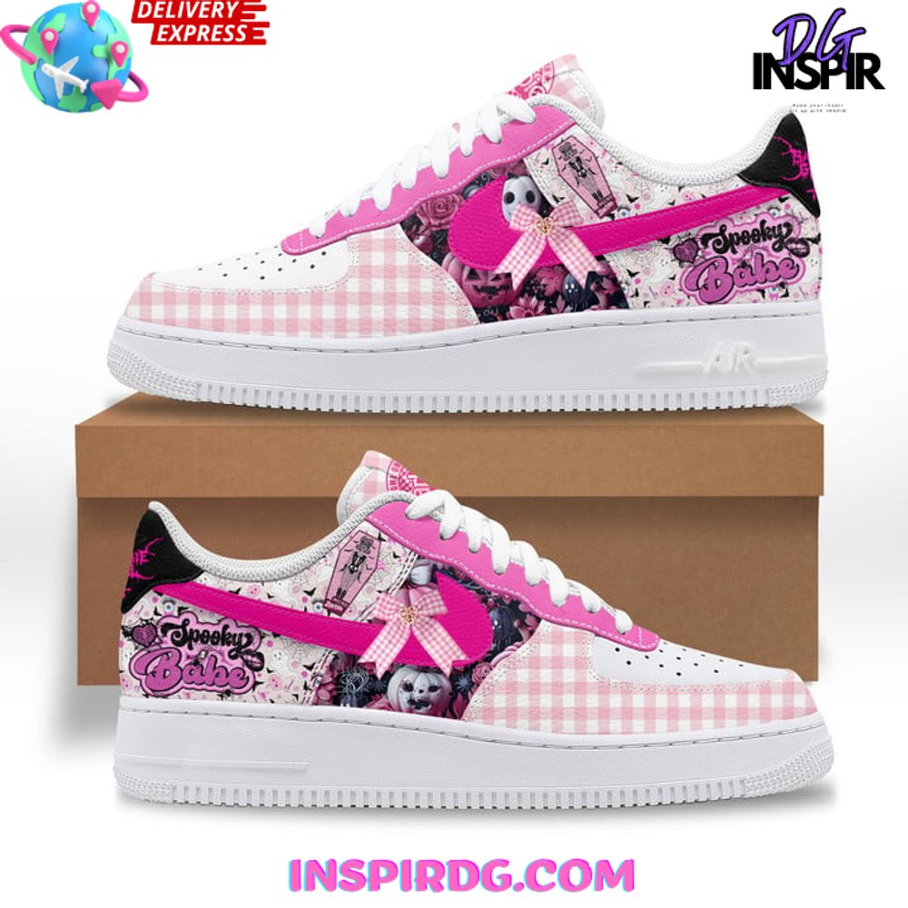Ideafootwear Spooky Barbie Girl Air Low-Top Sneakers Shoes For Men And Women 1