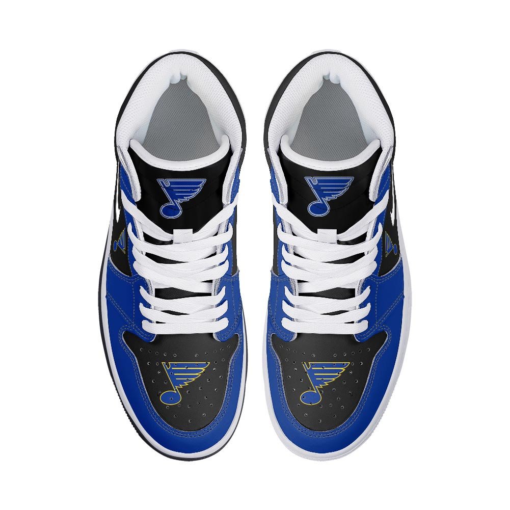Ideafootwear St. Louis Blues AJ1 High Sneakers Shoes For Men And Women 3