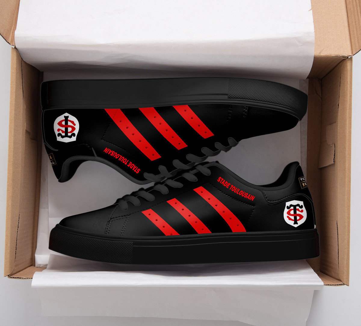 Ideafootwear Stade Toulousain Skate Stan Shoes Sneakes For Men And Women 2