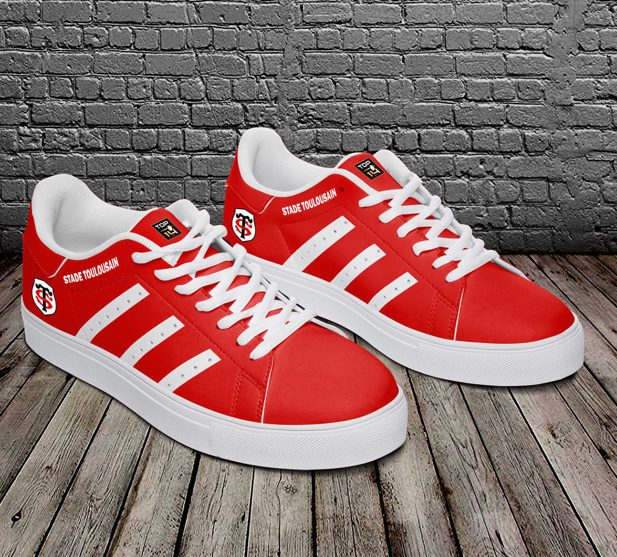 Ideafootwear Stade Toulousain Skate Stan Shoes Sneakes For Men And Women 4