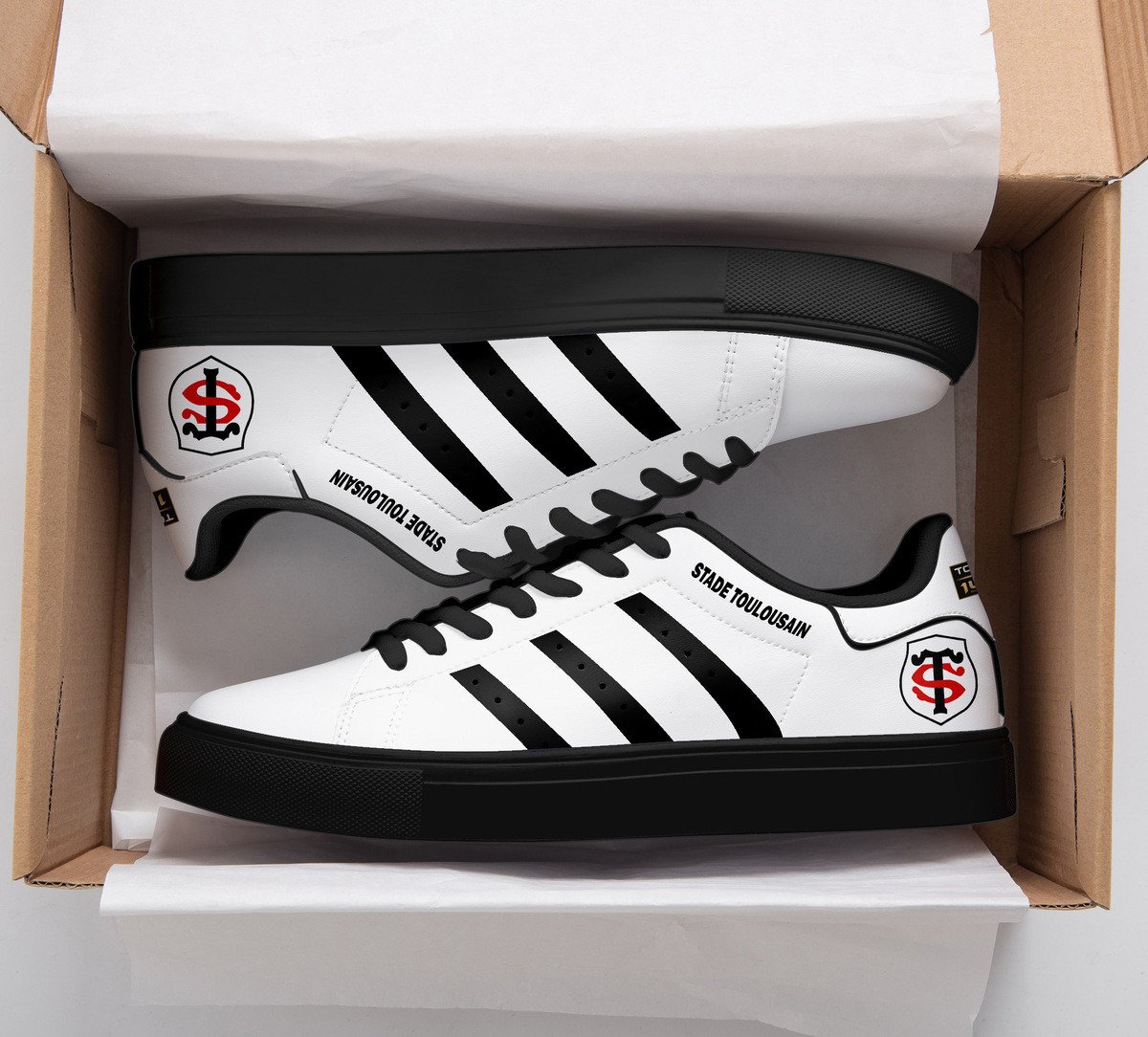 Ideafootwear Stade Toulousain Skate Stan Shoes Sneakes For Men And Women 1