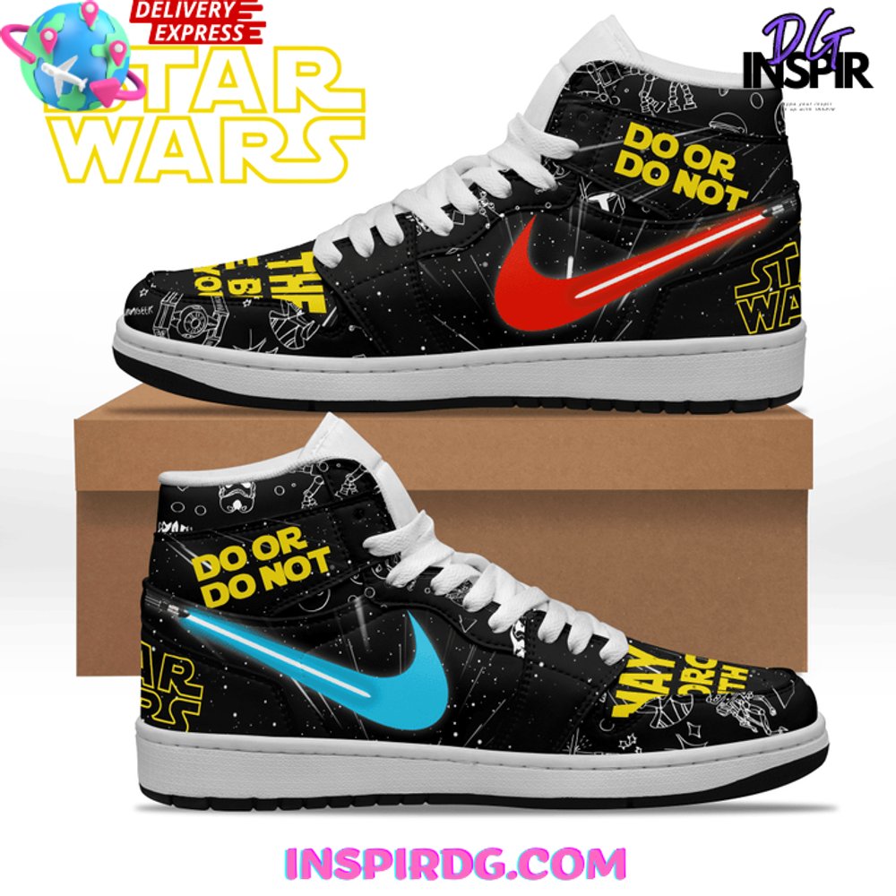 Ideafootwear Star Wars AJ1 High Sneakers Shoes For Men And Women 18