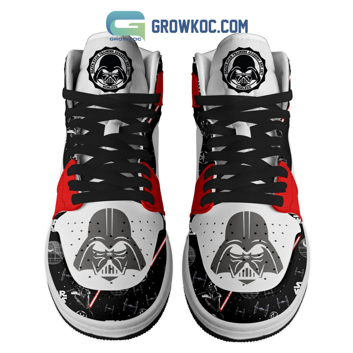 Ideafootwear Star Wars AJ1 High Sneakers Shoes For Men And Women 14