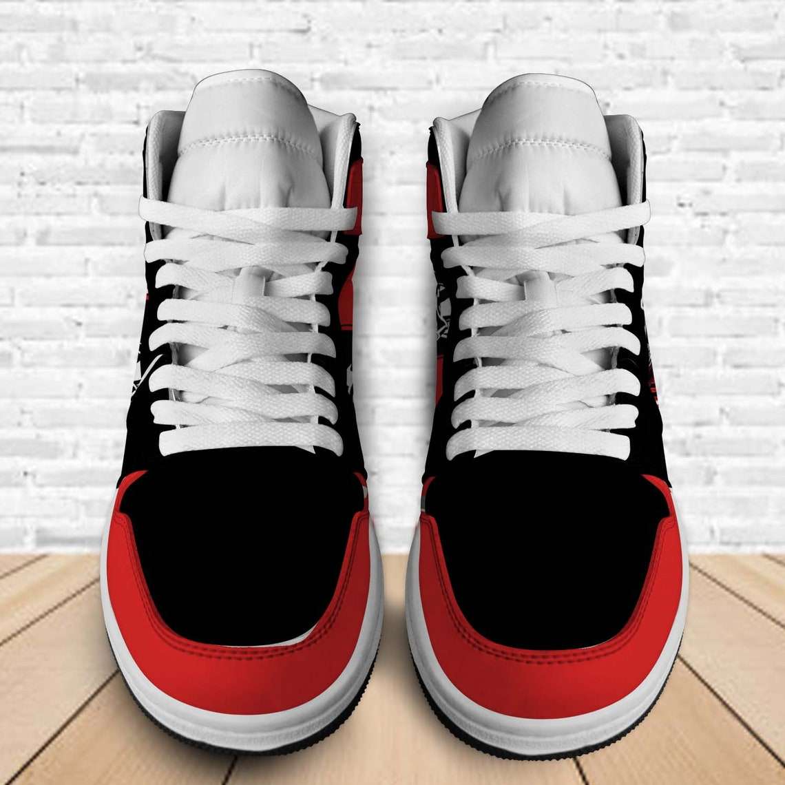 Ideafootwear Star Wars AJ1 High Sneakers Shoes For Men And Women 15