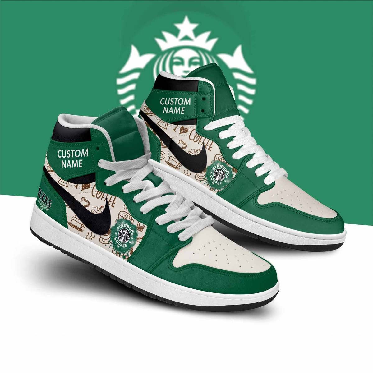 Ideafootwear Starbuck AJ1 High Sneakers Shoes For Men And Women 1