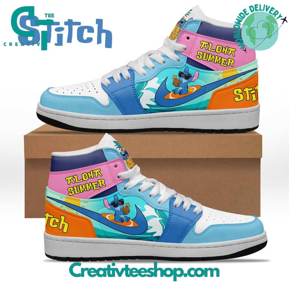 Ideafootwear Stitch AJ1 High Sneakers Shoes For Men And Women 6