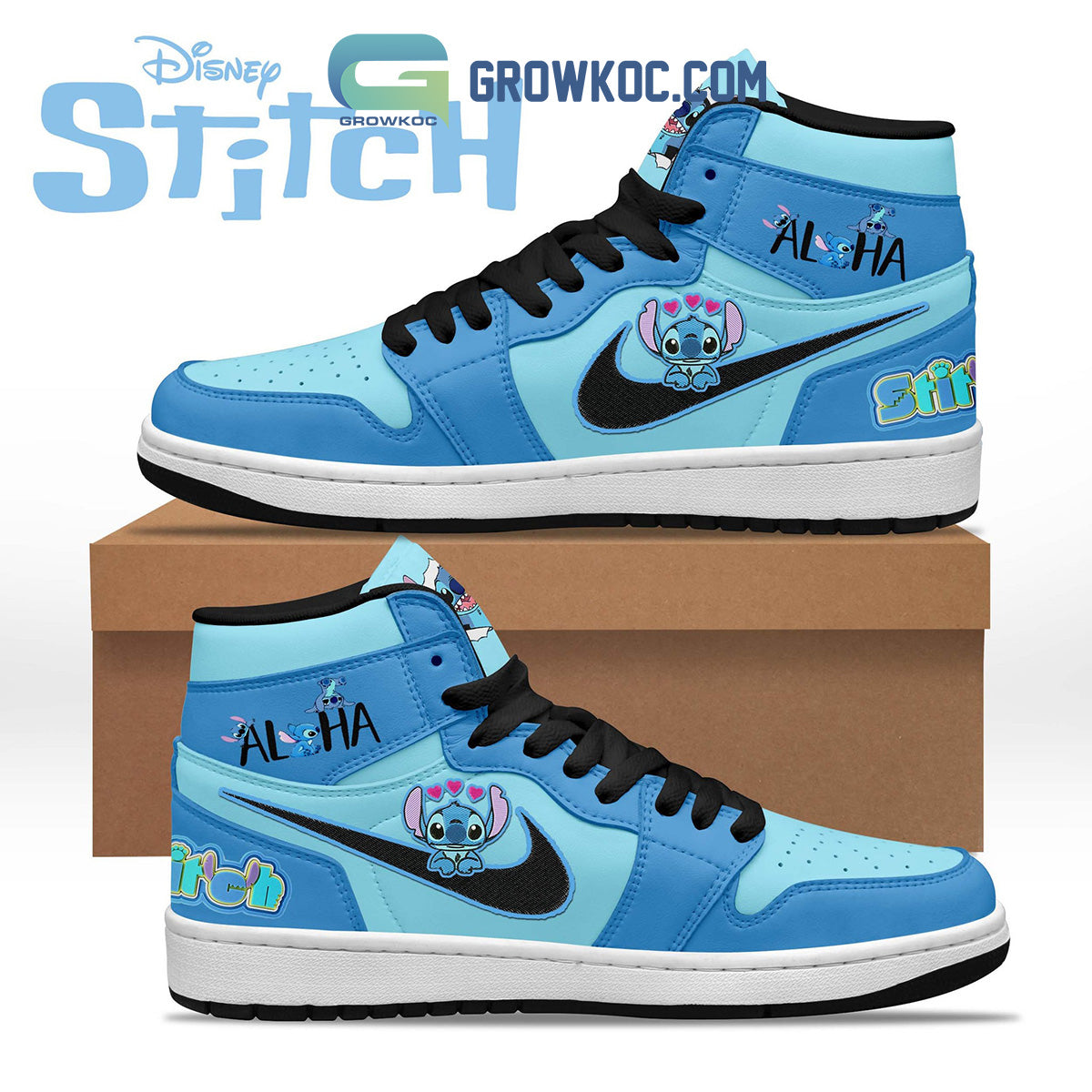 Ideafootwear Stitch AJ1 High Sneakers Shoes For Men And Women 1