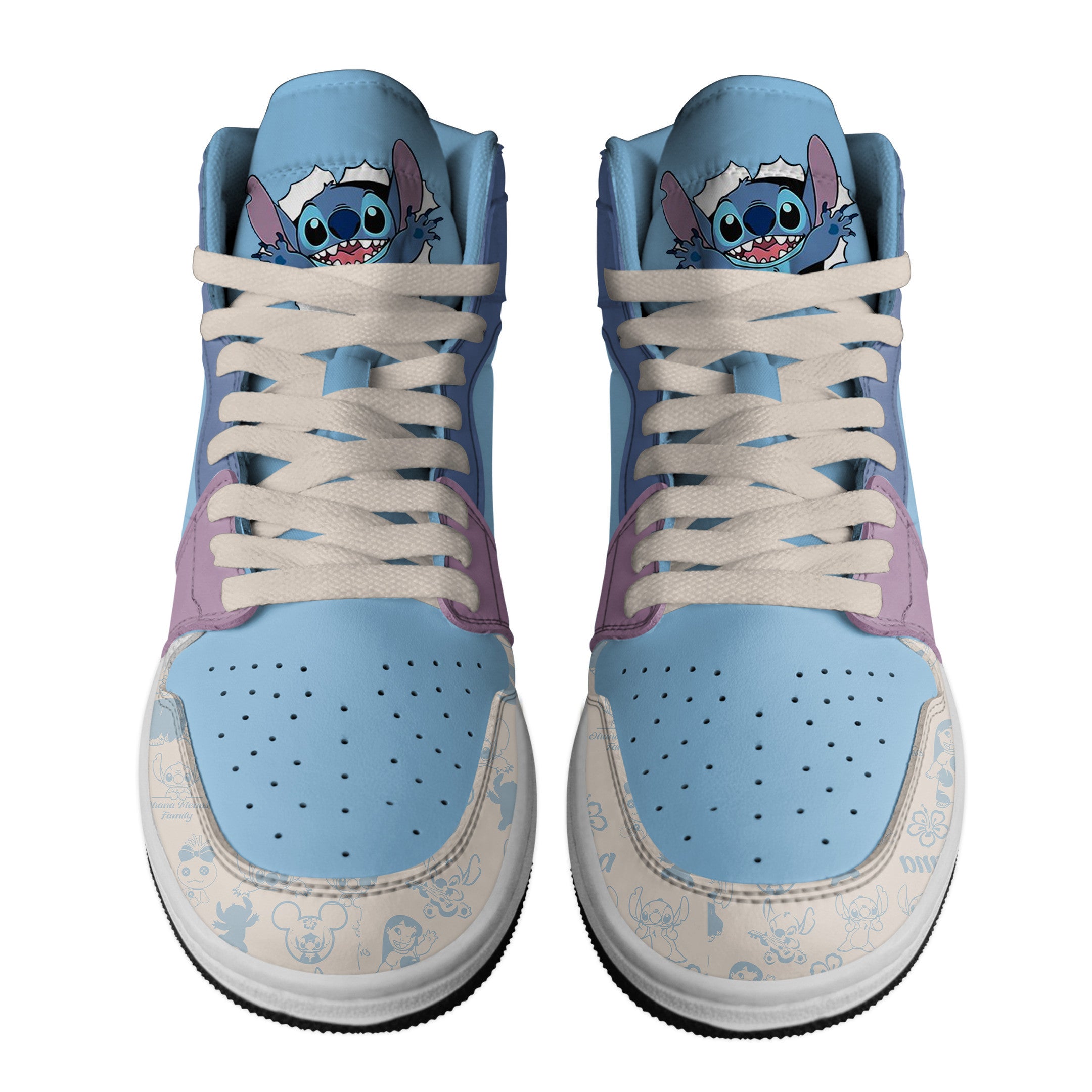 Ideafootwear Stitch AJ1 High Sneakers Shoes For Men And Women 13