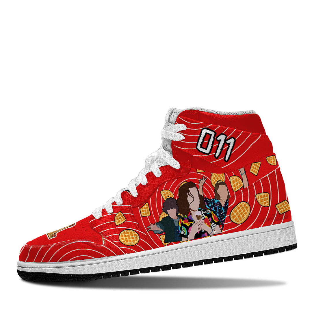 Ideafootwear Stranger Things AJ1 High Sneakers Shoes For Men And Women 5
