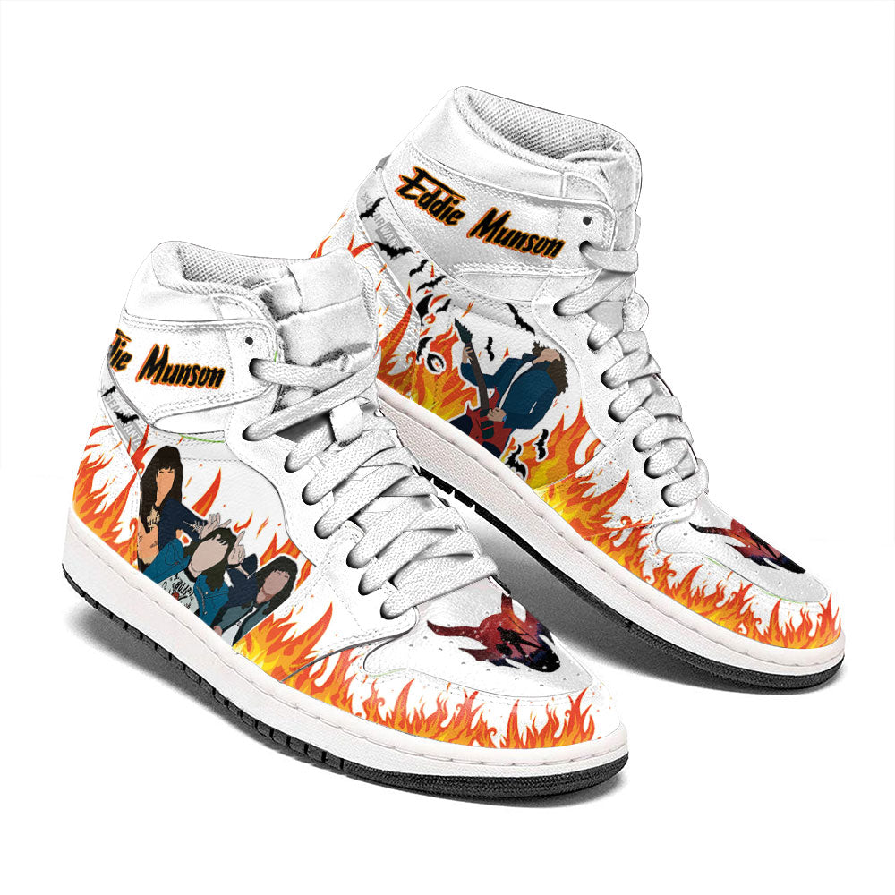 Ideafootwear Stranger Things AJ1 High Sneakers Shoes For Men And Women 4