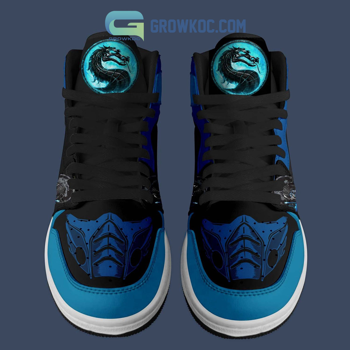 Ideafootwear Sub Zero Fatality AJ1 High Sneakers Shoes For Men And Women 1