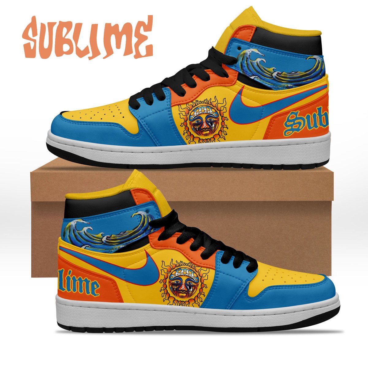 Ideafootwear Sublime AJ1 High Sneakers Shoes For Men And Women 1