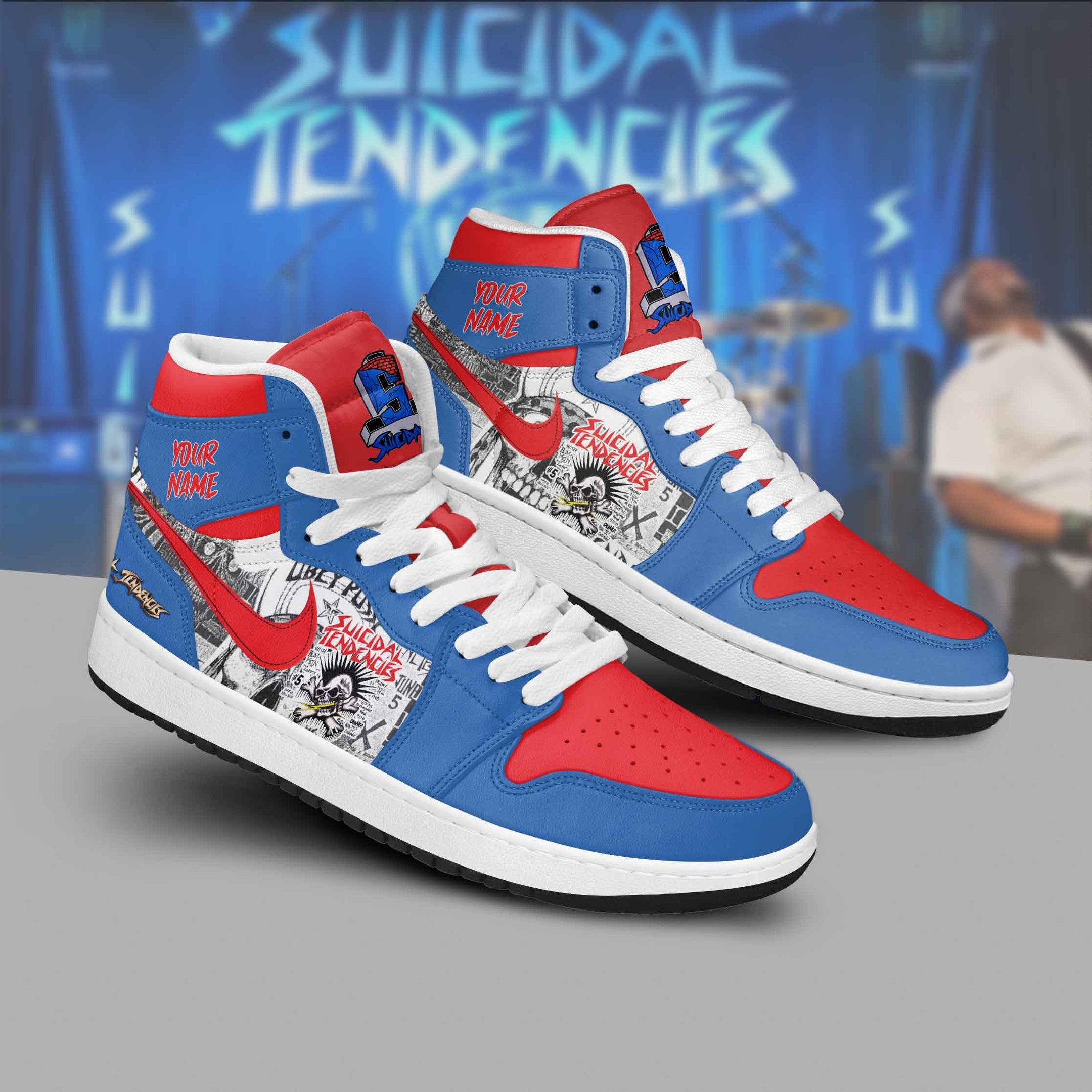 Ideafootwear Suicidal Tendencies AJ1 High Sneakers Shoes For Men And Women 4