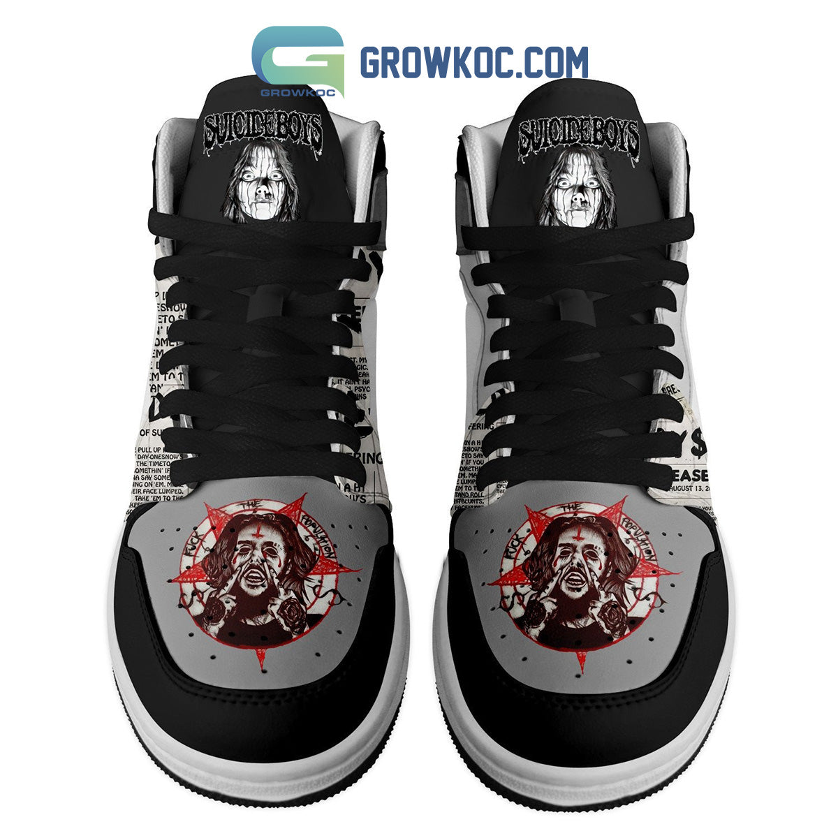 Ideafootwear Suicideboy AJ1 High Sneakers Shoes For Men And Women 1
