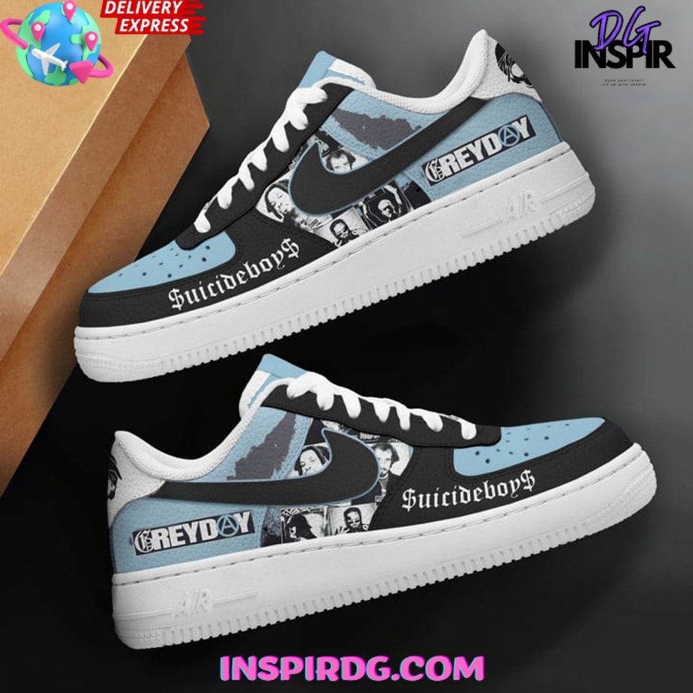 Ideafootwear Suicideboy Grey Day Air Low-Top Sneakers Shoes For Men And Women 1