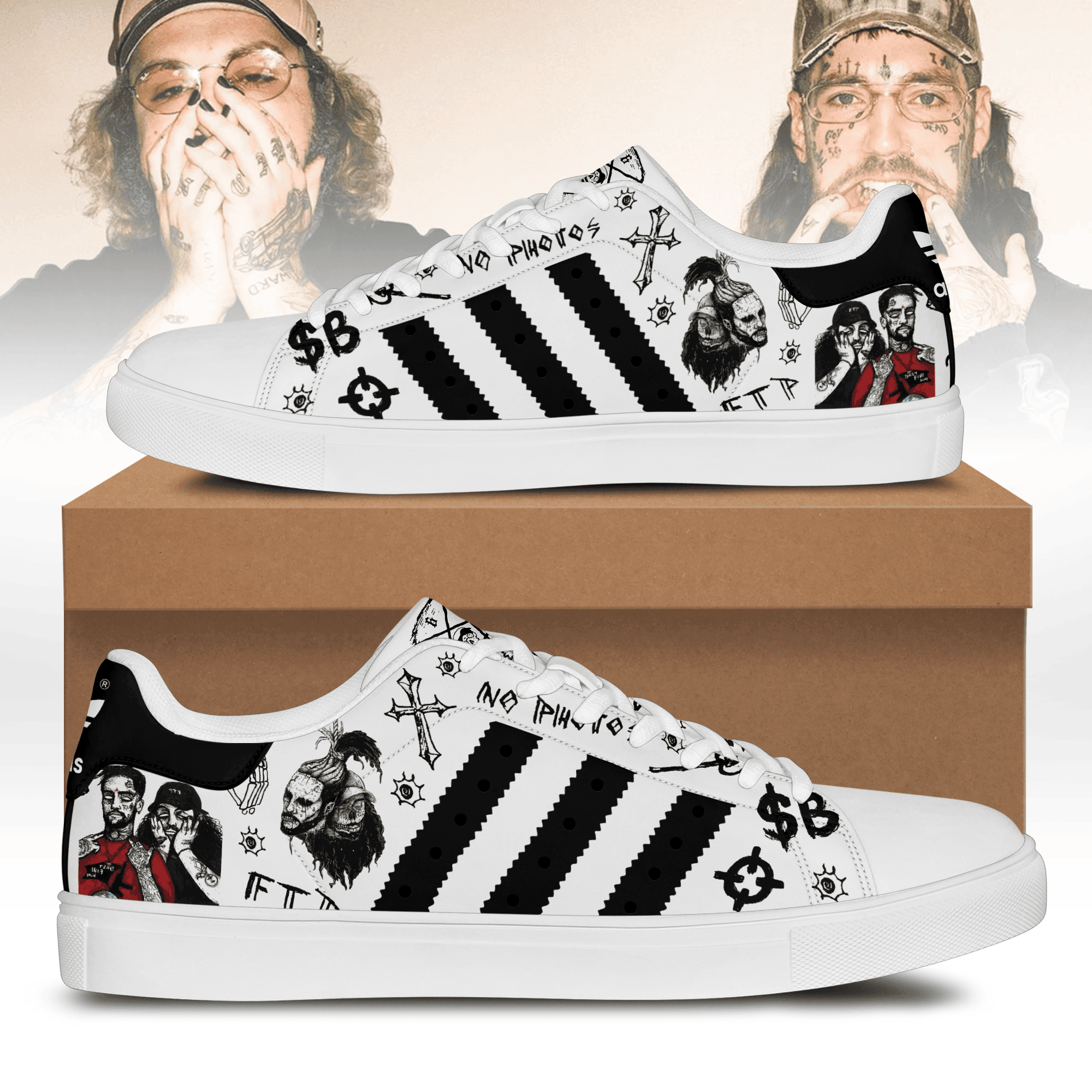Ideafootwear Suicideboys Skate Stan Shoes Sneakes For Men And Women  1
