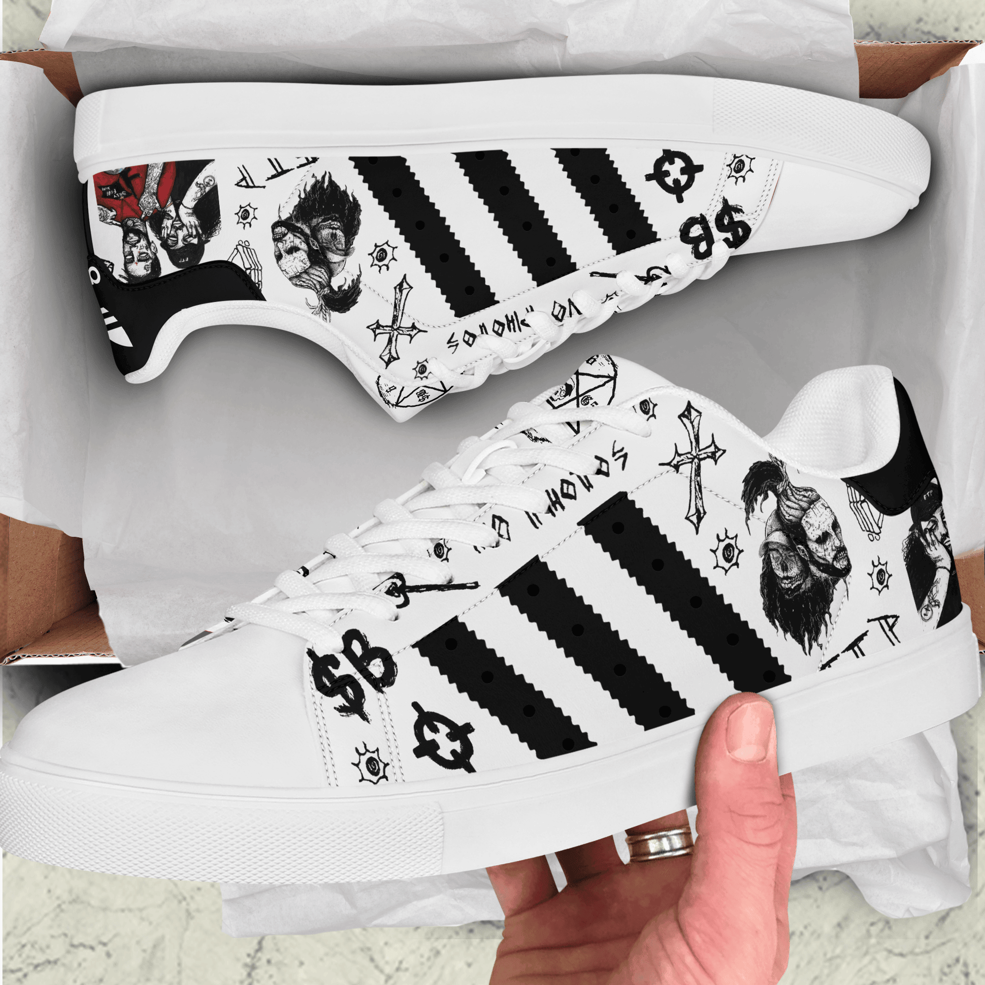 Ideafootwear Suicideboys Skate Stan Shoes Sneakes For Men And Women  1