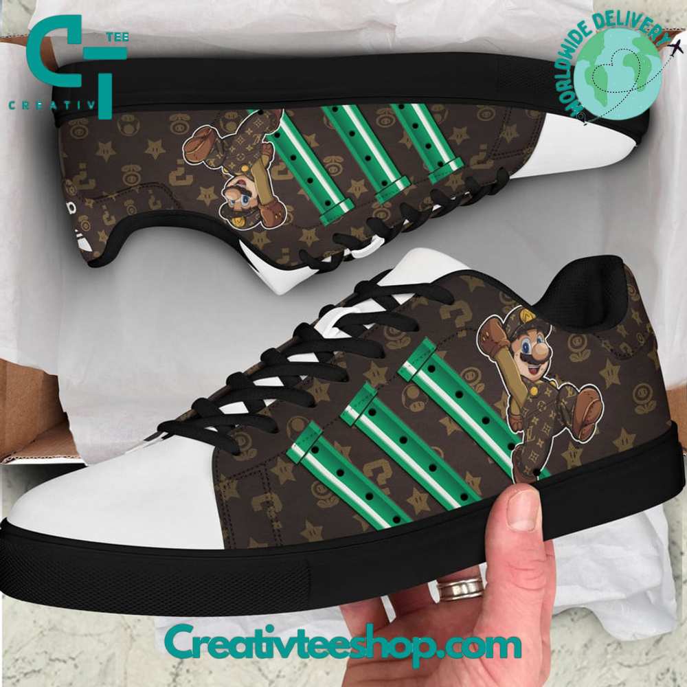 Ideafootwear Super Mario Skate Stan Shoes Sneakes For Men And Women 1