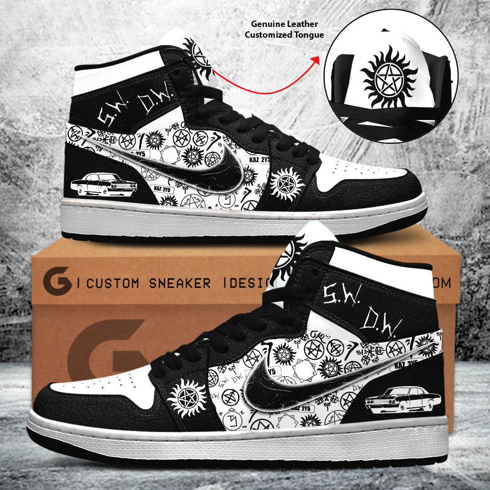 Ideafootwear Supernatural AJ1 High Sneakers Shoes For Men And Women 2
