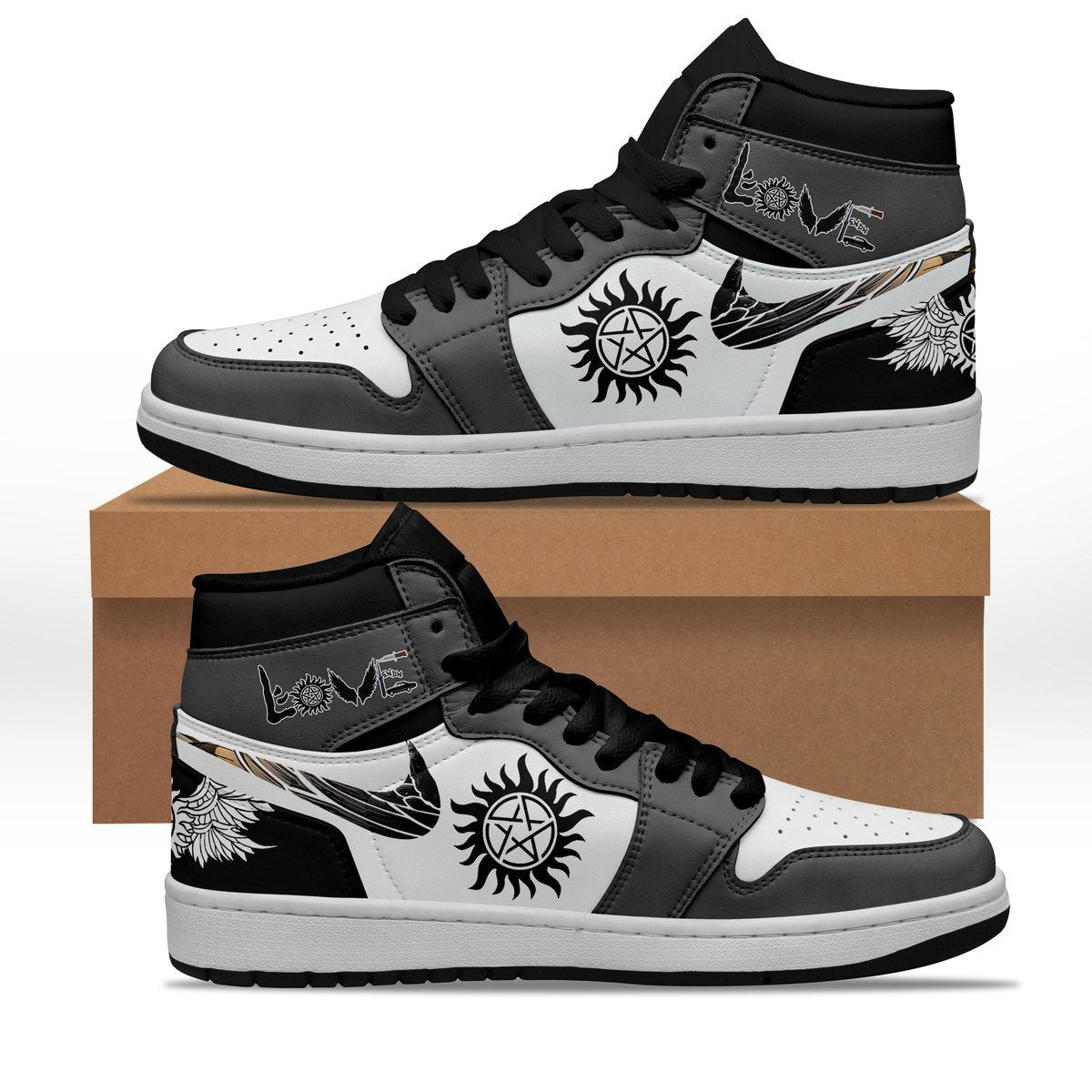 Ideafootwear Supernatural AJ1 High Sneakers Shoes For Men And Women 21