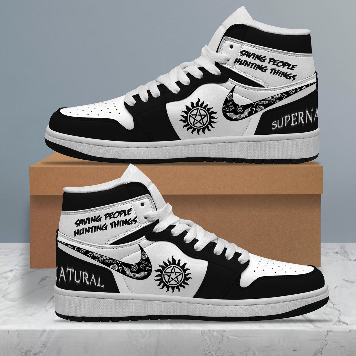 Ideafootwear Supernatural AJ1 High Sneakers Shoes For Men And Women 19