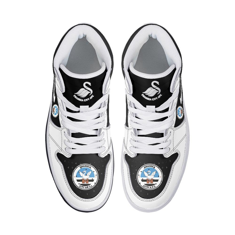 Ideafootwear Swansea City AJ1 High Sneakers Shoes For Men And Women 1