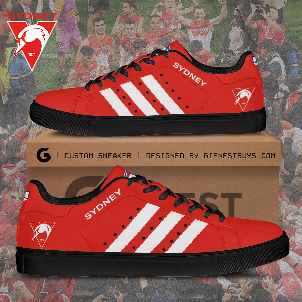 Ideafootwear Sydney Swans Skate Stan Shoes Sneakes For Men And Women 3