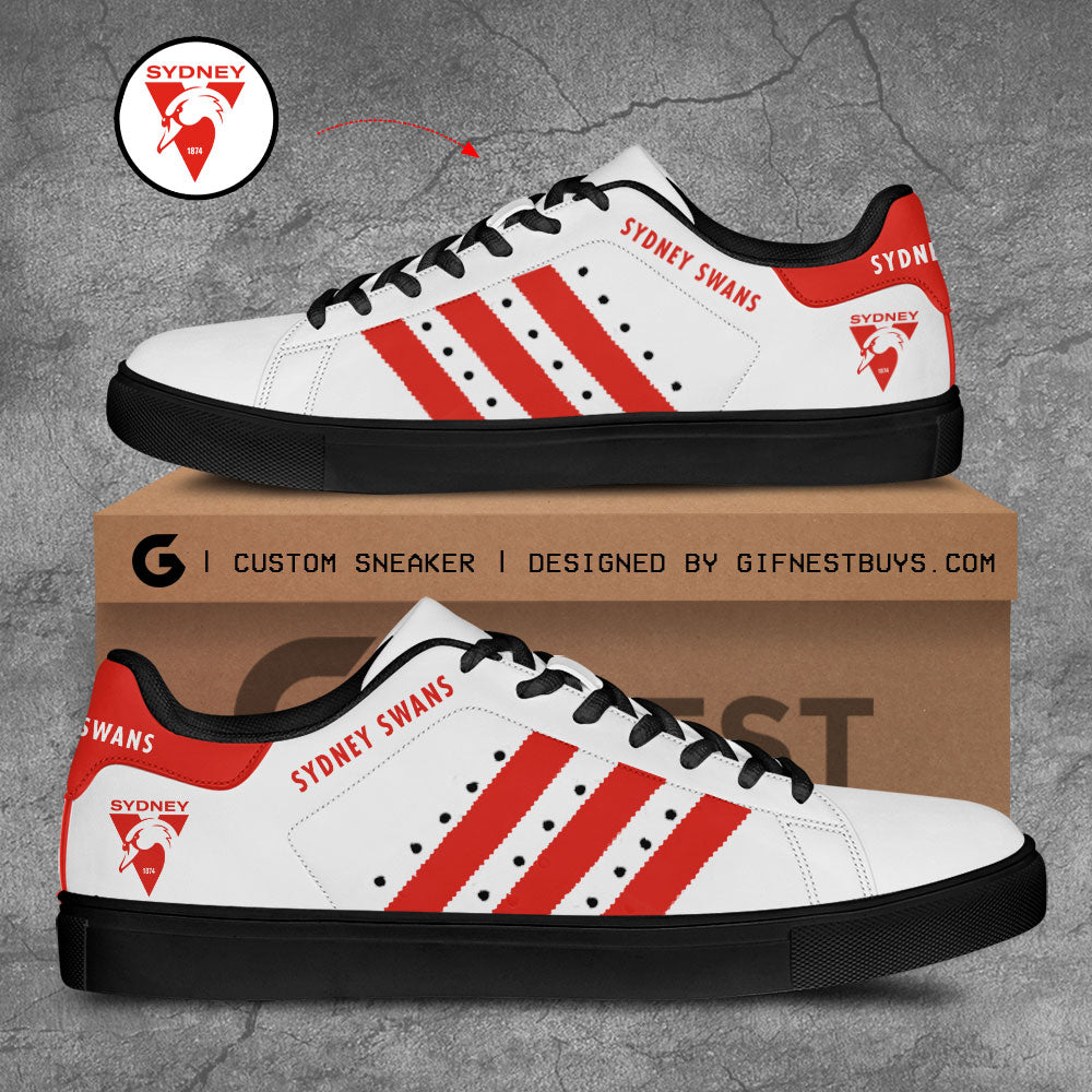 Ideafootwear Sydney Swans Skate Stan Shoes Sneakes For Men And Women 1