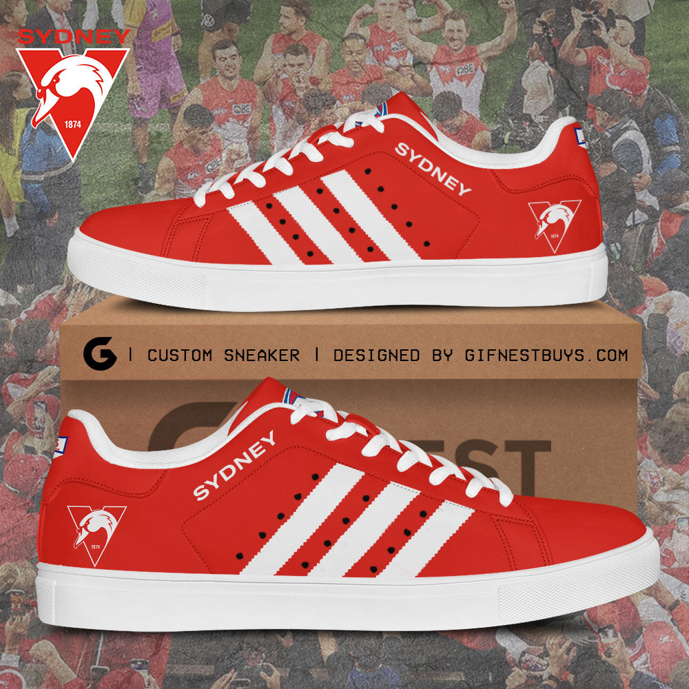 Ideafootwear Sydney Swans Skate Stan Shoes Sneakes For Men And Women 3