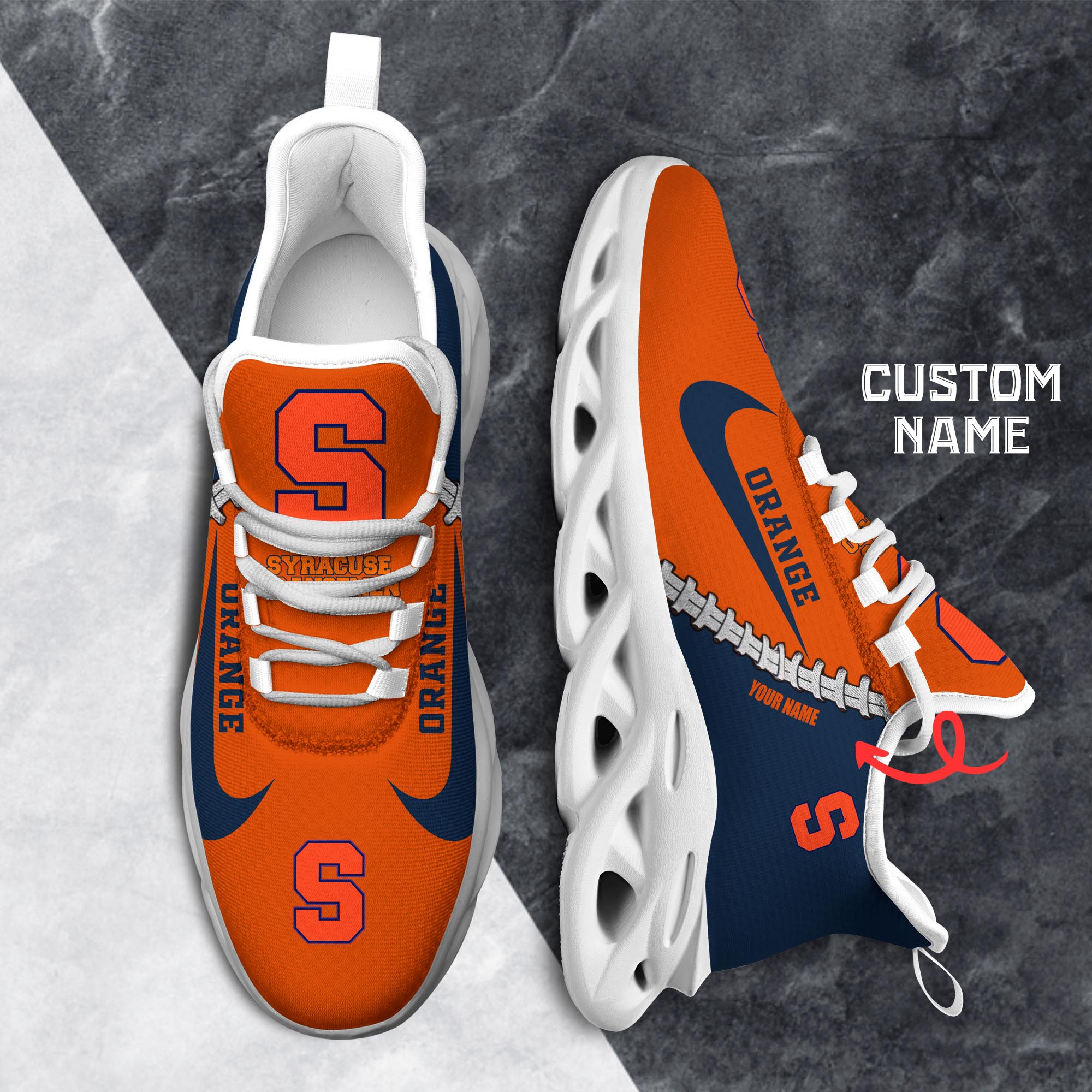 Ideafootwear Syracuse Orange Max Soul Shoes Sneakers For Men And Women 1