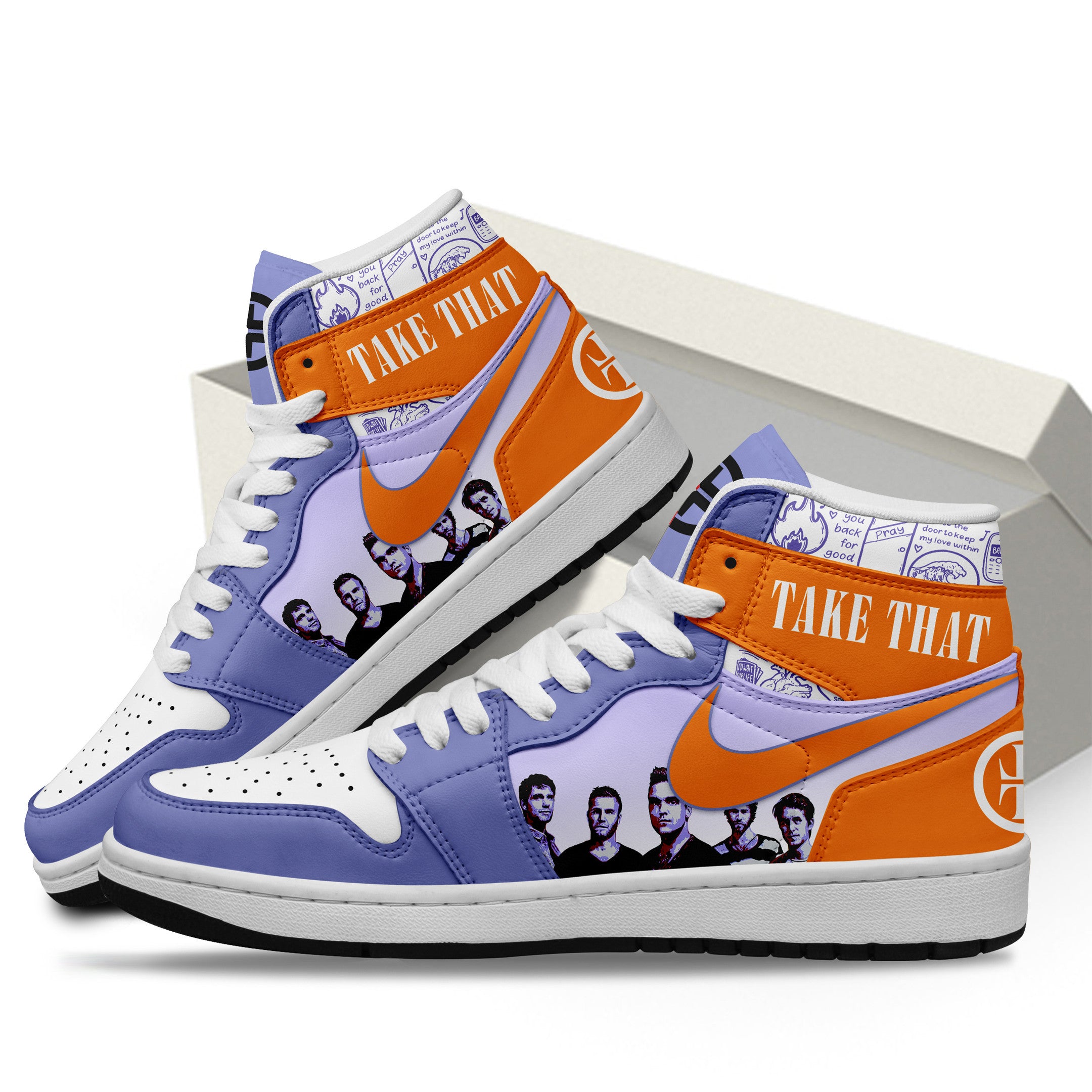 Ideafootwear Take That AJ1 High Sneakers Shoes For Men And Women 1
