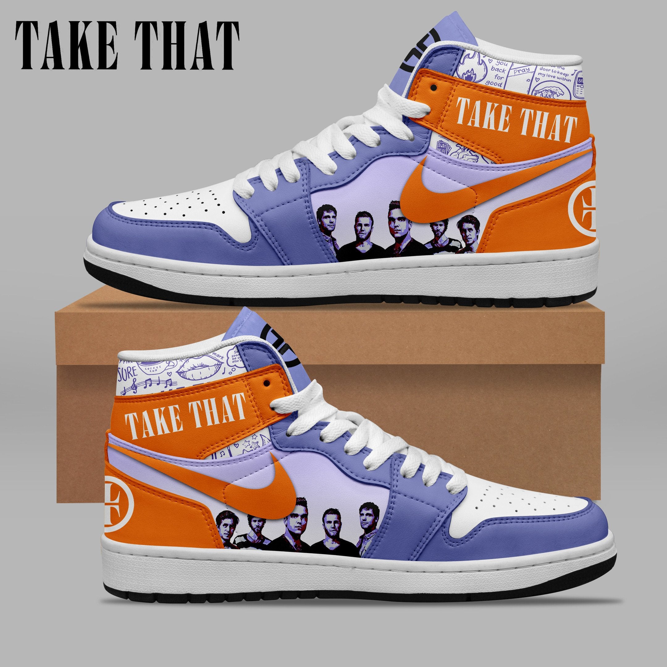Ideafootwear Take That AJ1 High Sneakers Shoes For Men And Women 1