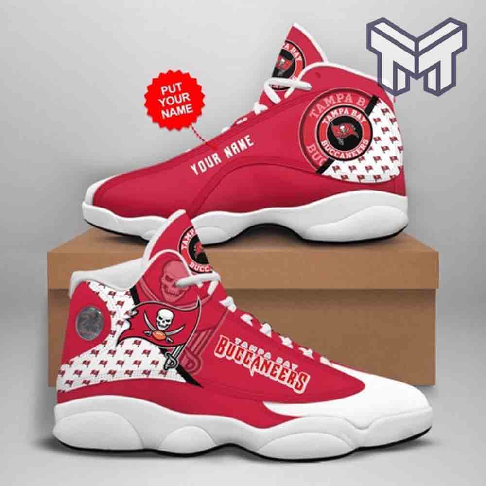 Ideafootwear Tampa Bay Buccaneers AJ13 Sneakers Shoes For Men And Women 1