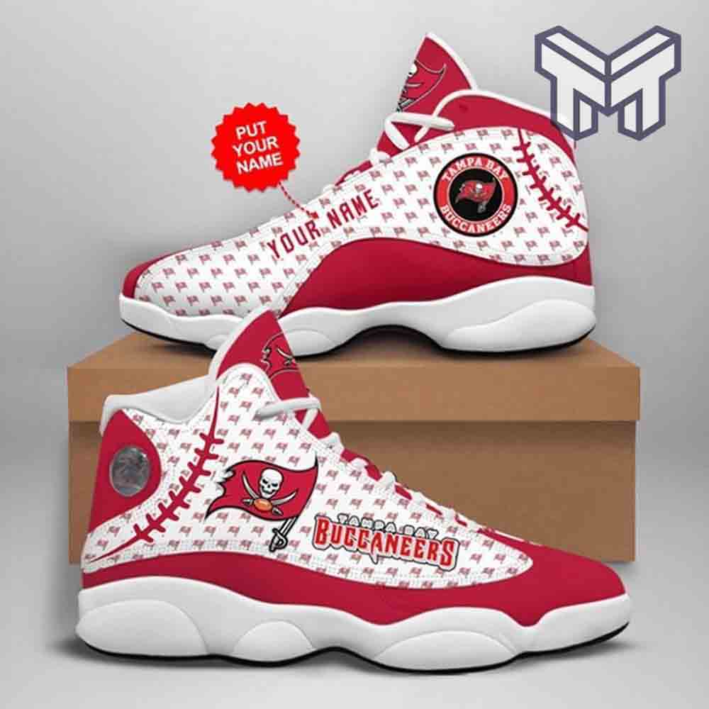Ideafootwear Tampa Bay Buccaneers AJ13 Sneakers Shoes For Men And Women 3