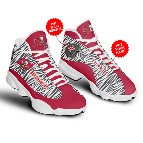 Ideafootwear Tampa Bay Buccaneers AJ13 Sneakers Shoes For Men And Women 5