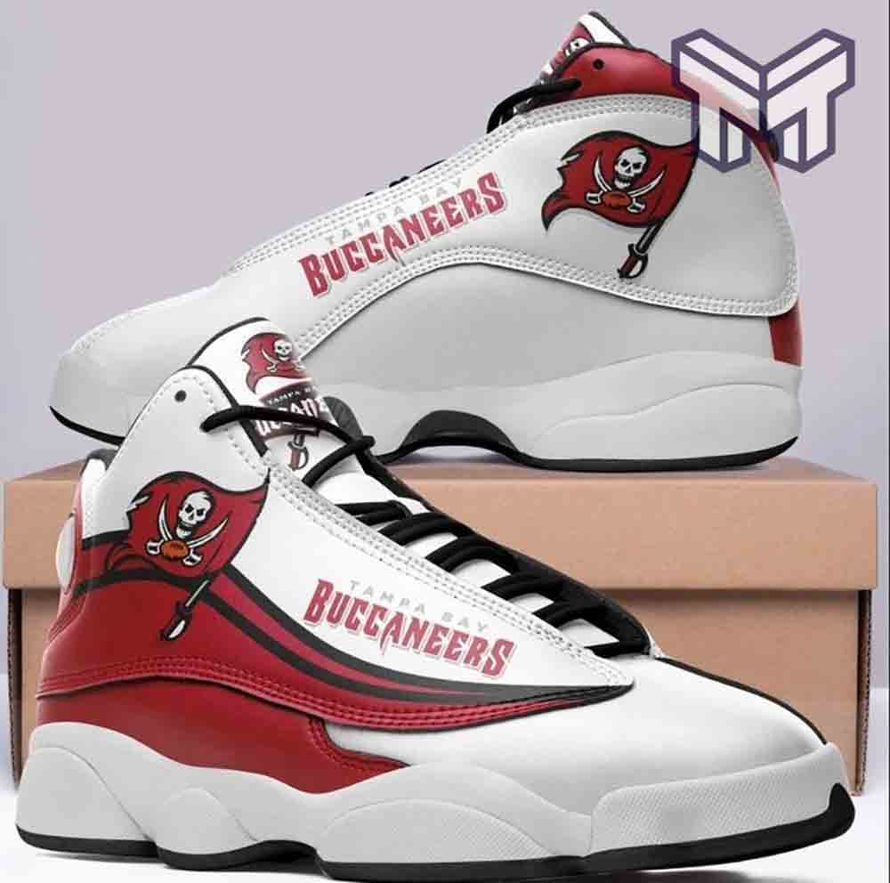 Ideafootwear Tampa Bay Buccaneers AJ13 Sneakers Shoes For Men And Women 15