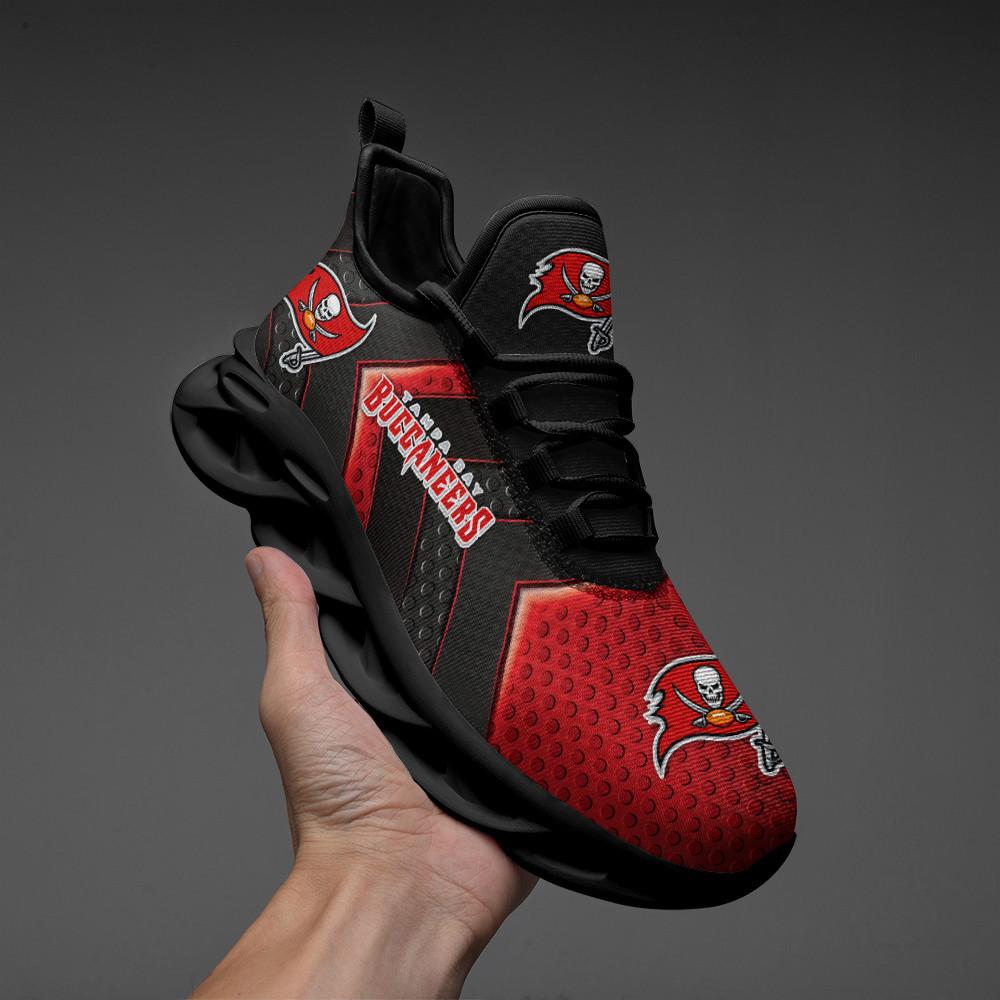 Ideafootwear Tampa Bay Buccaneers Max Soul Shoes Sneakers For Men And Women 10