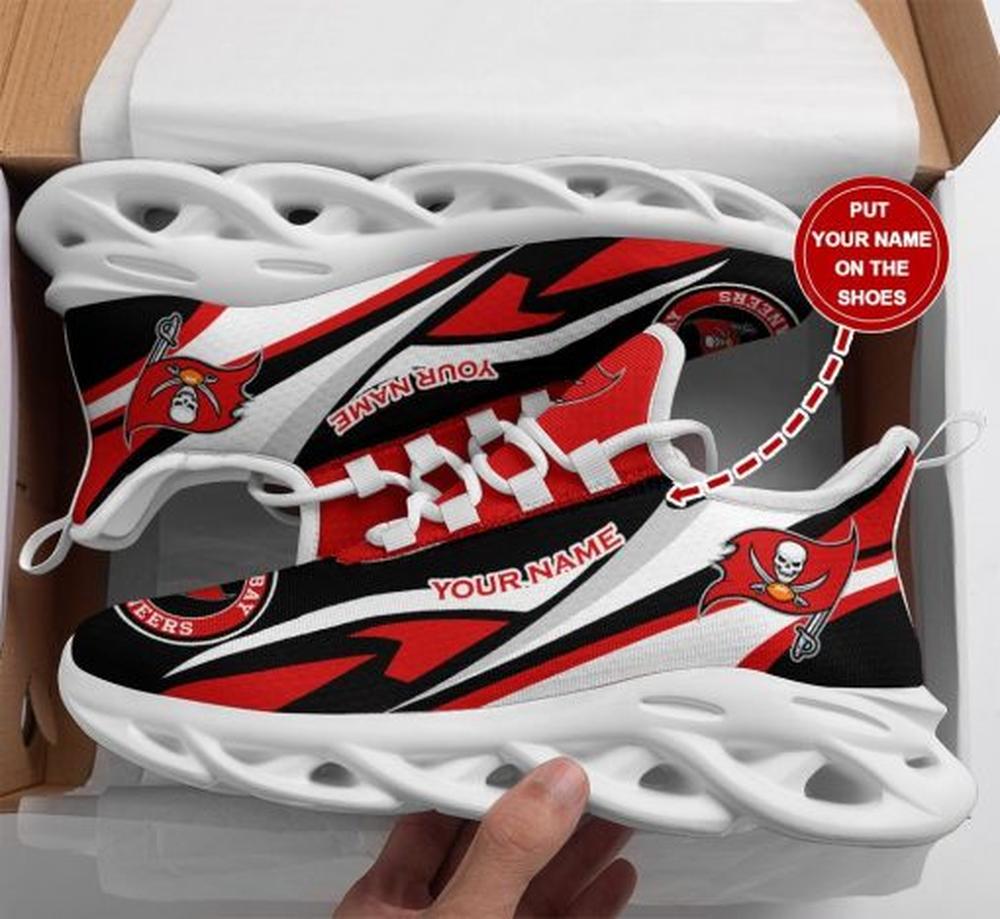 Ideafootwear Tampa Bay Buccaneers Max Soul Shoes Sneakers For Men And Women 36