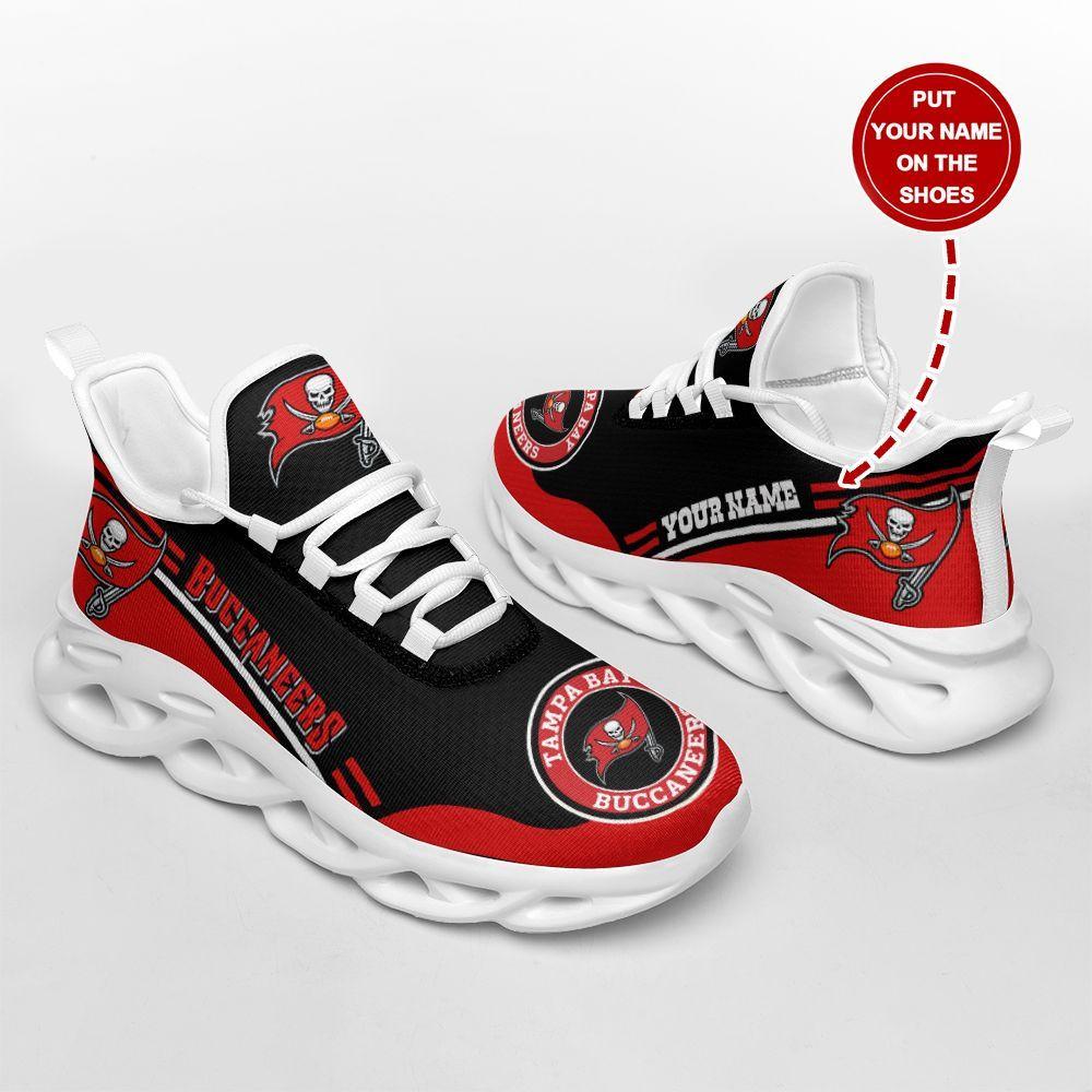 Ideafootwear Tampa Bay Buccaneers Max Soul Shoes Sneakers For Men And Women 33