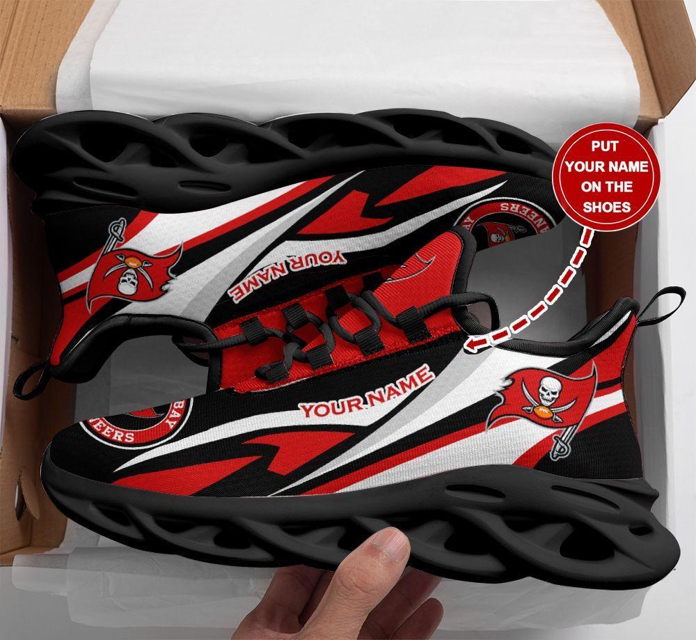 Ideafootwear Tampa Bay Buccaneers Max Soul Shoes Sneakers For Men And Women 36