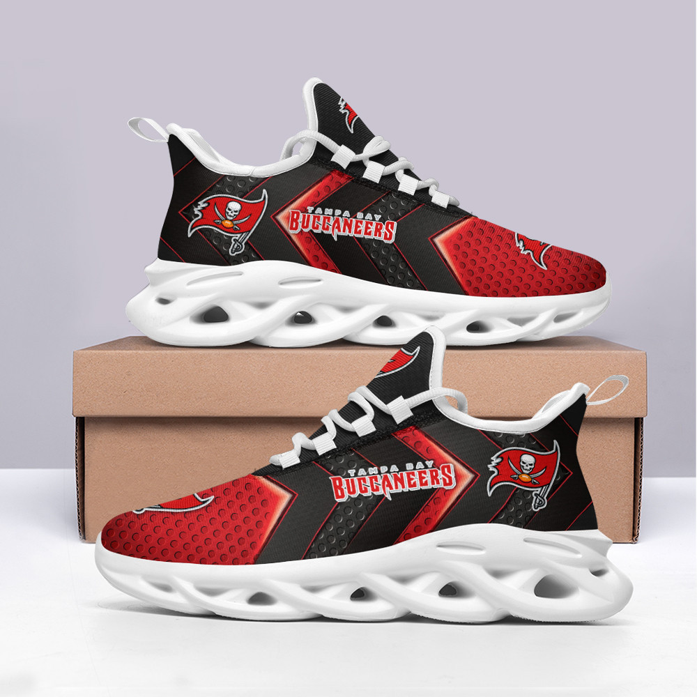 Ideafootwear Tampa Bay Buccaneers Max Soul Shoes Sneakers For Men And Women 10