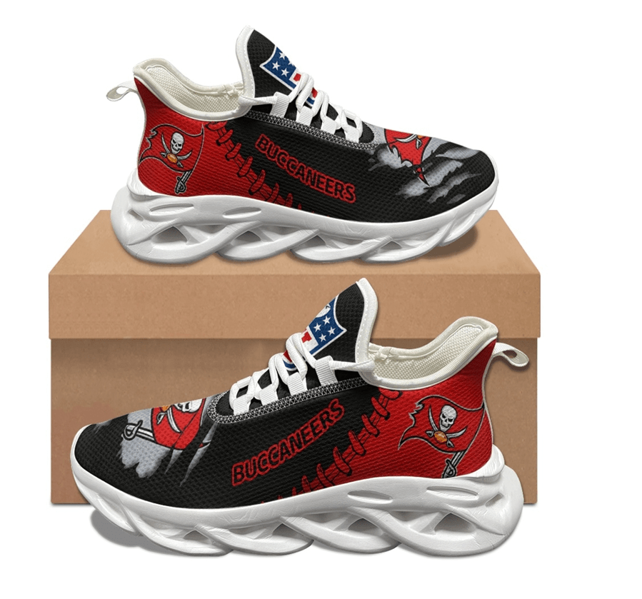 Ideafootwear Tampa Bay Buccaneers Max Soul Shoes Sneakers For Men And Women 61