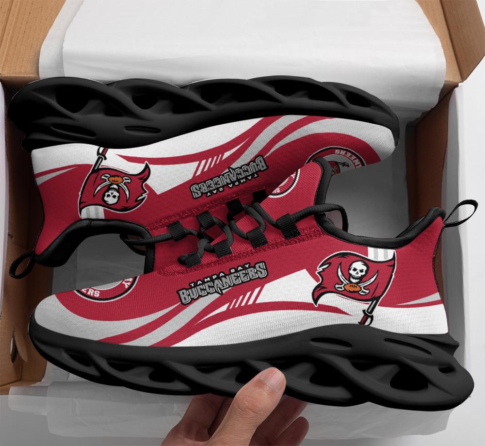 Ideafootwear Tampa Bay Buccaneers Max Soul Shoes Sneakers For Men And Women 9