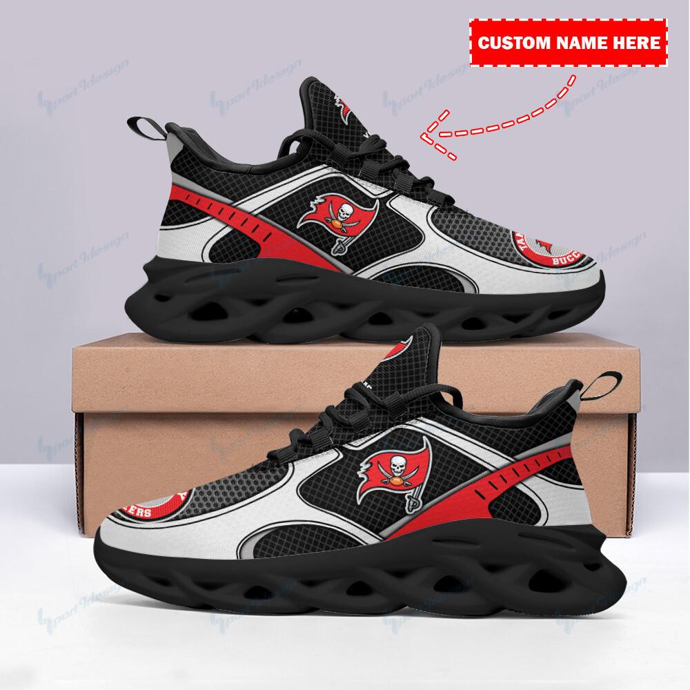 Ideafootwear Tampa Bay Buccaneers Max Soul Shoes Sneakers For Men And Women 38
