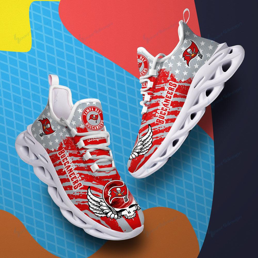 Ideafootwear Tampa Bay Buccaneers Max Soul Shoes Sneakers For Men And Women 60