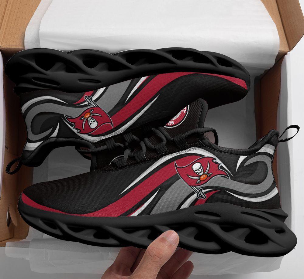 Ideafootwear Tampa Bay Buccaneers Max Soul Shoes Sneakers For Men And Women 6