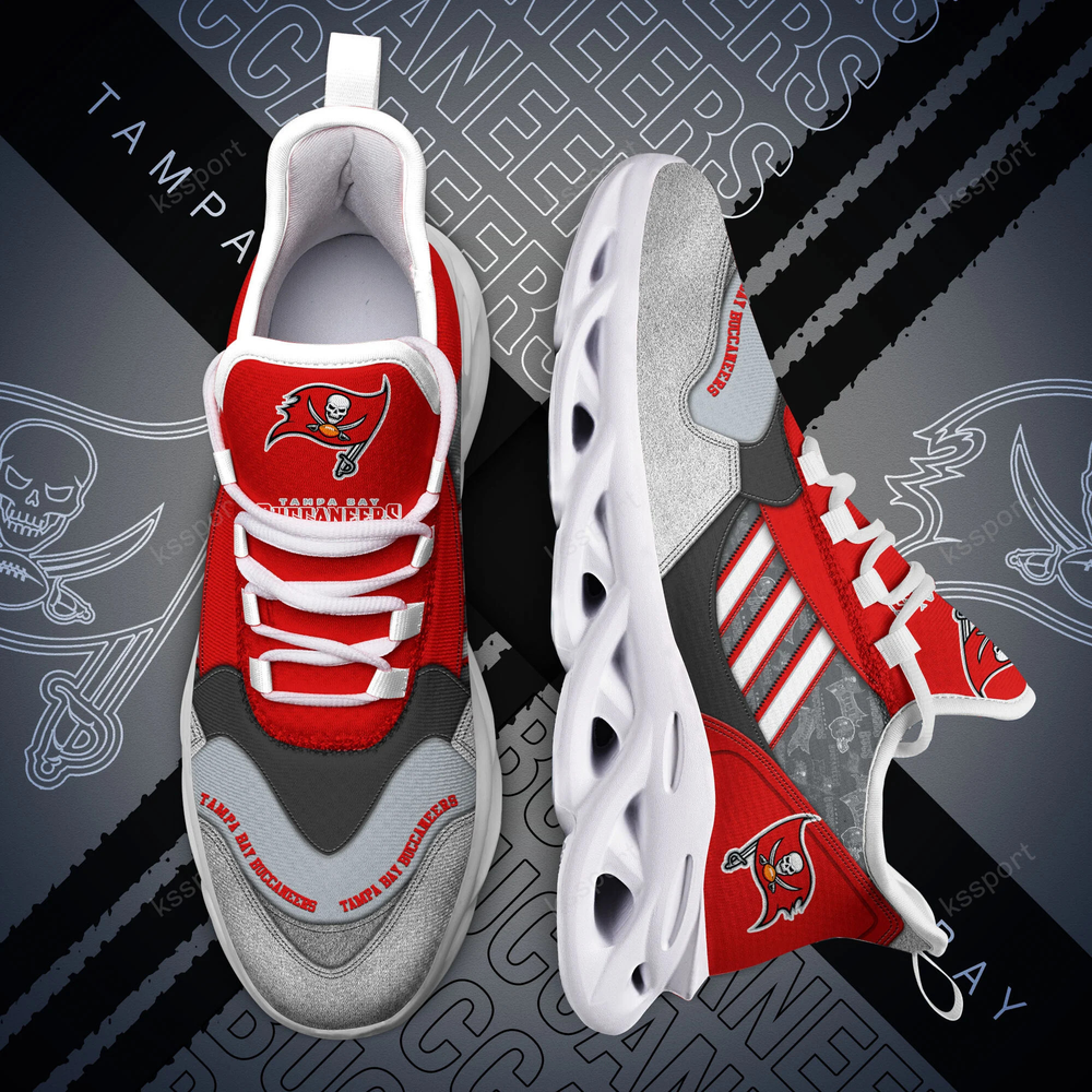 Ideafootwear Tampa Bay Buccaneers Max Soul Shoes Sneakers For Men And Women 15