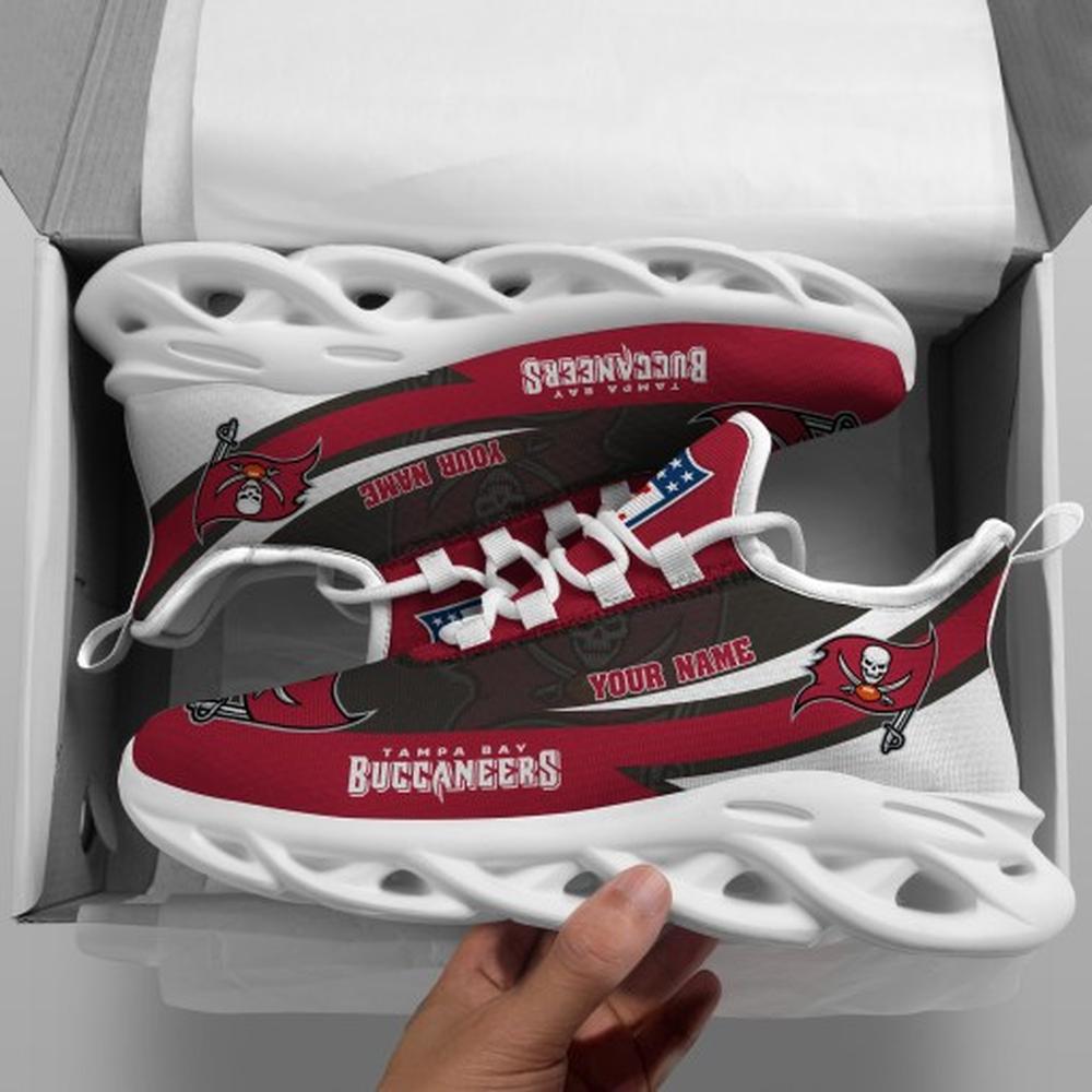 Ideafootwear Tampa Bay Buccaneers Max Soul Shoes Sneakers For Men And Women 46